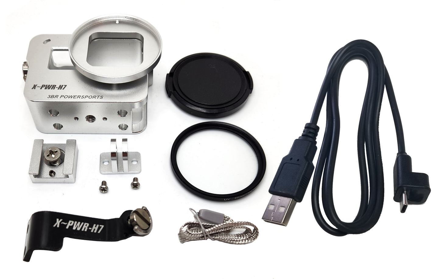 X~PWR H7/SW7 External Power Kit with Silver Housing