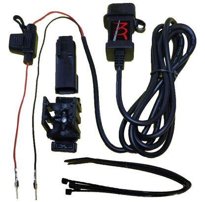 TAPP-HD All-weather USB power port for Harley Davidson Touring Motorcycles